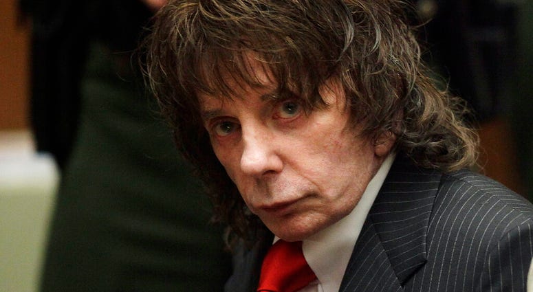 FILE - In this May 29, 2009 file photo, music producer Phil Spector sits in a courtroom for his sentencing in Los Angeles.