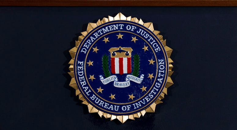 In this June 14, 2018, file photo, the FBI seal is seen before a news conference at FBI headquarters in Washington. (AP Photo/Jose Luis Magana, File) In this June 14, 2018, file photo, the FBI seal is seen before a news conference at FBI headquarters in Washington. (AP Photo/Jose Luis Magana, File)