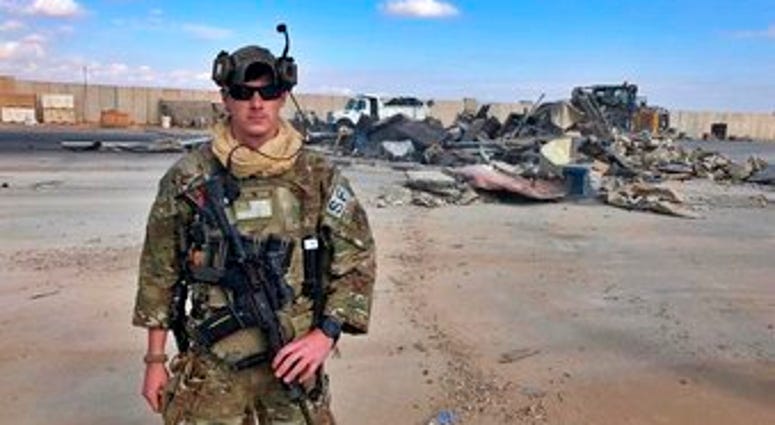A U.S. soldier stands while bulldozers clear rubble and debris at Ain al-Asad air base in Anbar, Iraq, Monday, Jan. 13, 2020. Ain al-Asad air base was struck by a barrage of Iranian missiles last week. (AP Photo/Ali Abdul Hassan) A U.S. soldier stands while bulldozers clear rubble and debris at Ain al-Asad air base in Anbar, Iraq, Monday, Jan. 13, 2020. Ain al-Asad air base was struck by a barrage of Iranian missiles last week. (AP Photo/Ali Abdul Hassan)