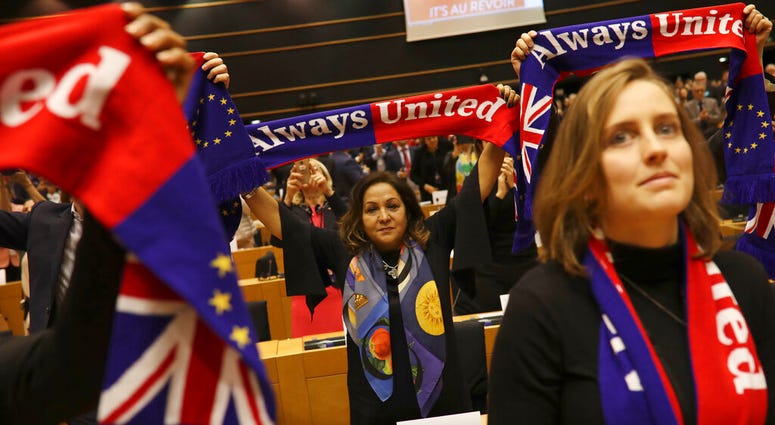 The U.K. is due to leave the EU on Friday, Jan. 31, 2020, the first nation in the bloc to do so. (AP Photo/Francisco Seco) The U.K. is due to leave the EU on Friday, Jan. 31, 2020, the first nation in the bloc to do so. (AP Photo/Francisco Seco)