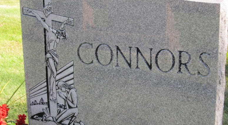 Michael Connors headstone