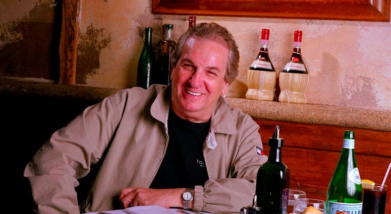 FILE - In this July 28, 2001 file photo, Danny Aiello poses for a photo at Gigino restaurant in New York. Aiello died Thursday, Dec. 12, 2019 after a brief illness. He was 86. (AP Photo/Jim Cooper, File) FILE - In this July 28, 2001 file photo, Danny Aiello poses for a photo at Gigino restaurant in New York. Aiello died Thursday, Dec. 12, 2019 after a brief illness. He was 86. (AP Photo/Jim Cooper, File)
