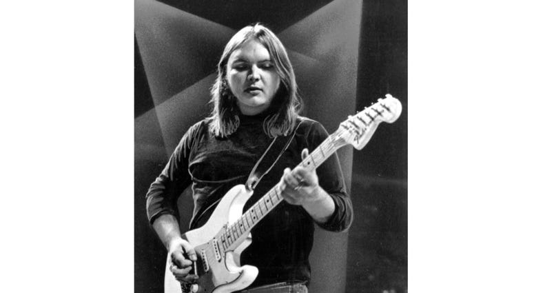 FILE - This 1975 file photo shows guitarist Ed King of the Southern rock band Lynyrd Skynyrd. King, who helped write several hits including “Sweet Home Alabama,” died from cancer Aug. 22, 2018, in Nashville. He was 68. (AP Photo, File)