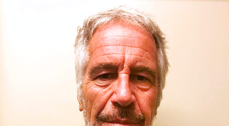 FILE - This March 28, 2017, file photo, provided by the New York State Sex Offender Registry shows Jeffrey Epstein. (New York State Sex Offender Registry via AP)