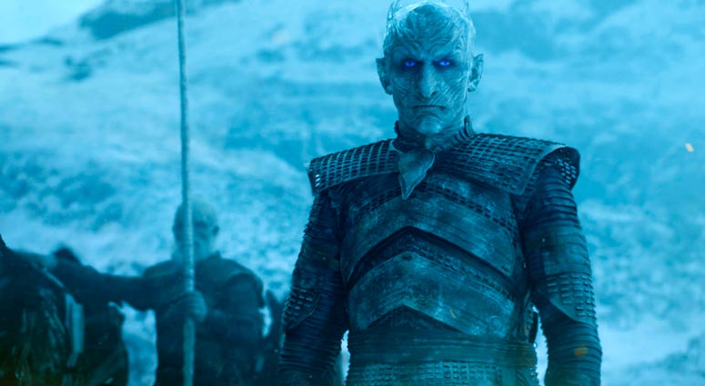This image released by HBO shows a scene from "Game of Thrones." The program was nominated for an Emmy on Thursday for outstanding drama series. The 70th Emmy Awards will be held on Monday, Sept. 17. (HBO via AP)