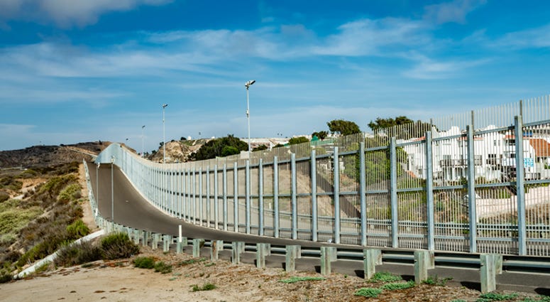 View of the fence along the US-Mexico border from the California side looking into Tijuana, Mexico. File photo. iStock / Getty Images Plus