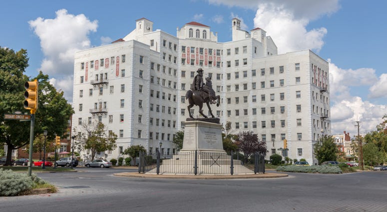 J.E.B. Stuart Memorial on Monument Avenue in Richmond