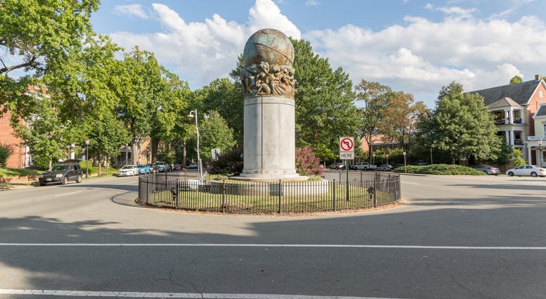 Matthew Fontaine Maury Monument on Monument Avenue in Richmond