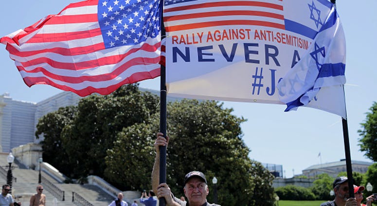 Rally Against Anti-Semitism Held At U.S. Capitol