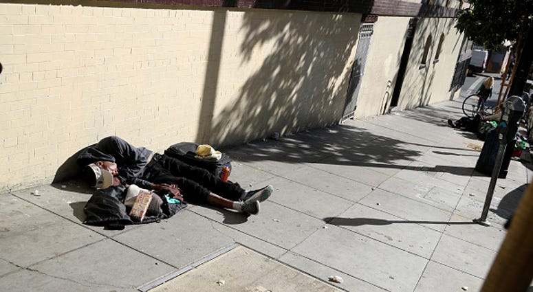 Homeless person San Francisco
