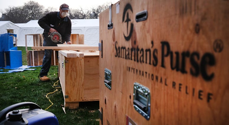 Samaritan's Purse coronavirus hospital in Central Park