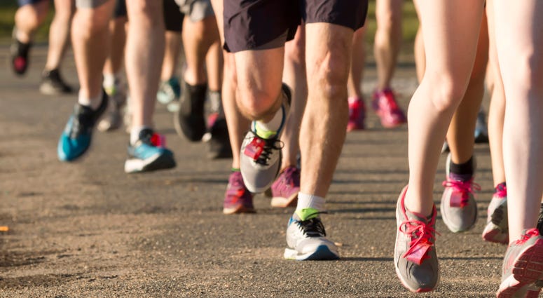 People running 5K