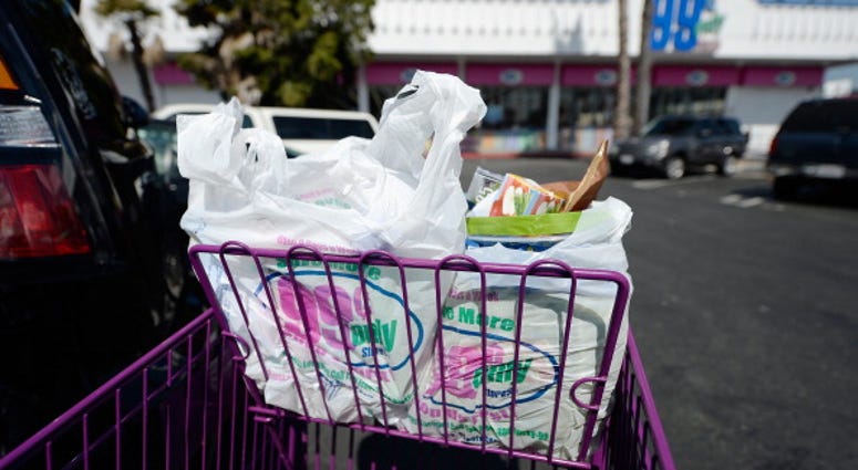 Plastic grocery bags