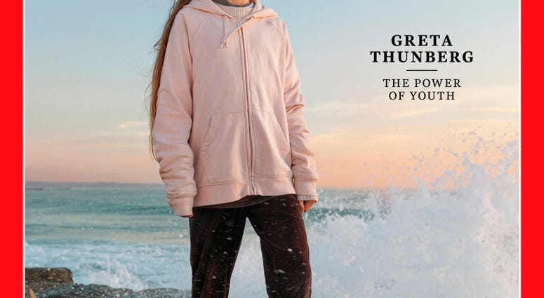 This photo provided by Time magazine shows Greta Thunberg, who has been named Time’s youngest “person of the year” on Wednesday, Dec. 11, 2019. (Time via AP) This photo provided by Time magazine shows Greta Thunberg, who has been named Time’s youngest “person of the year” on Wednesday, Dec. 11, 2019. (Time via AP)