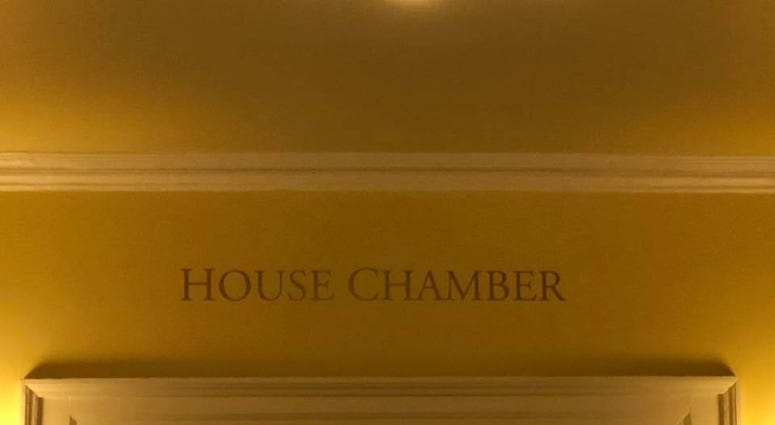 The State House Chamber. (Matt Demlein, WRVA) The State House Chamber. (Matt Demlein, WRVA)