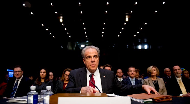 Department of Justice Inspector General Michael Horowitz arrives for a Senate Judiciary Committee hearing on the IG's report on alleged abuses of the Foreign Intelligence Surveillance Act, Dec. 11, 2019, on Capitol Hill.(AP Photo/Andrew Harnik) Department of Justice Inspector General Michael Horowitz arrives for a Senate Judiciary Committee hearing on the IG's report on alleged abuses of the Foreign Intelligence Surveillance Act, Dec. 11, 2019, on Capitol Hill.(AP Photo/Andrew Harnik)