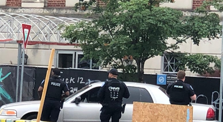 Area near Robert E. Lee Monument searched