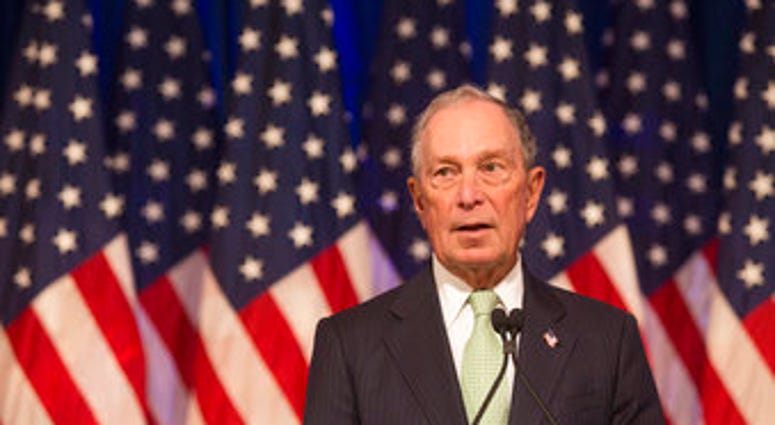 Democratic Presidential candidate, Michael Bloomberg during remarks to the media at the Hilton Hotel on his first campaign stop in Norfolk, Va. Monday, Nov. 25, 2019. (AP Photo/Bill Tiernan) Democratic Presidential candidate, Michael Bloomberg during remarks to the media at the Hilton Hotel on his first campaign stop in Norfolk, Va. Monday, Nov. 25, 2019. (AP Photo/Bill Tiernan)