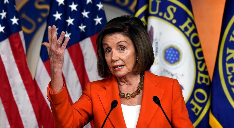 House Speaker Nancy Pelosi of Calif., speaks during a news conference on Capitol Hill in Washington, Thursday, Oct. 31, 2019. (AP Photo/Susan Walsh)