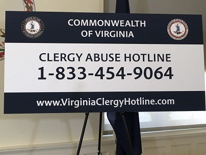 The Attorney General has created a clergy abuse hotline to take reports of sexual abuse. (Matt Demlein, WRVA)