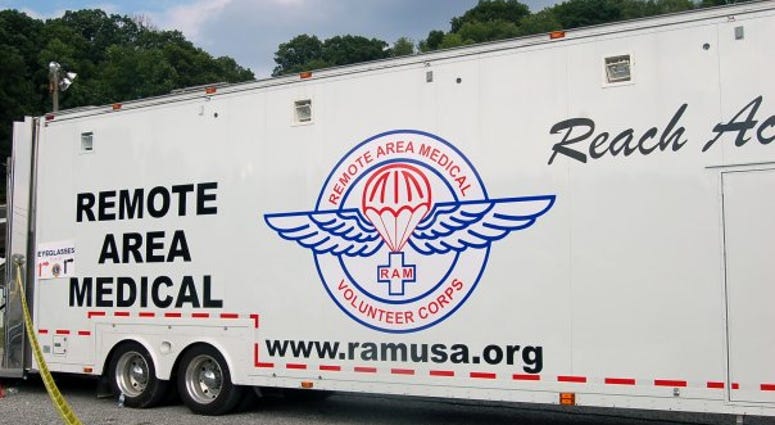 Remote Area Medical (RAM) clinic in Wise, Va. (Carla Cash, WRVA)