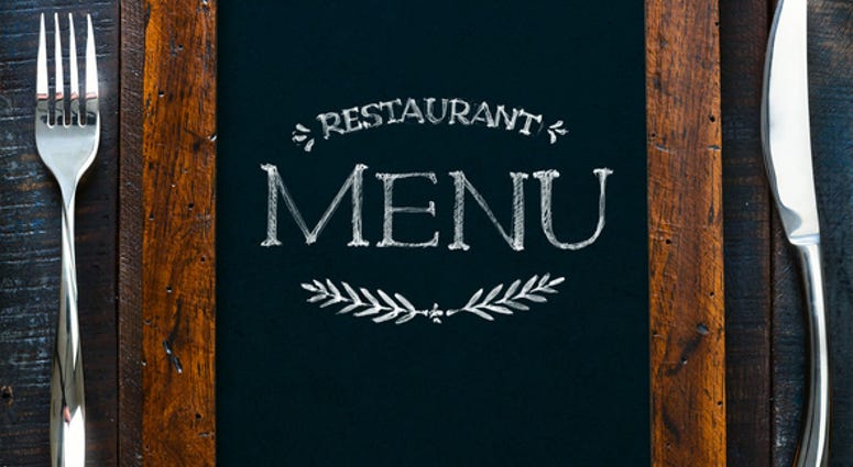 Restaurant Menu (Dreamstime)
