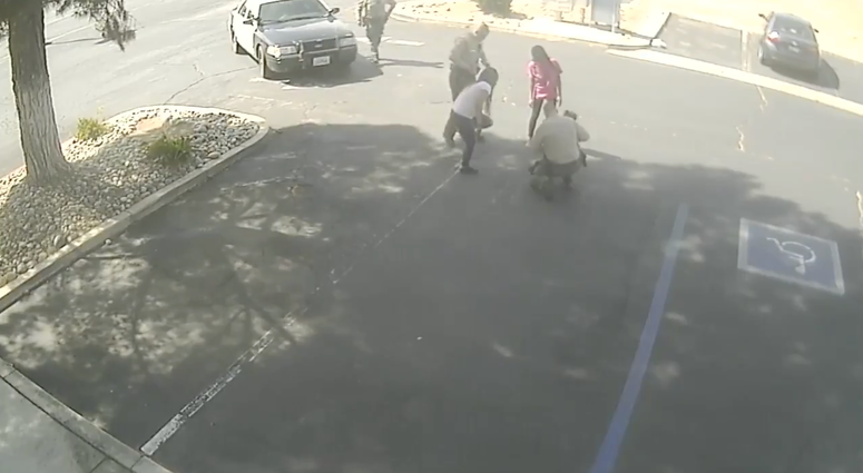 Police save baby