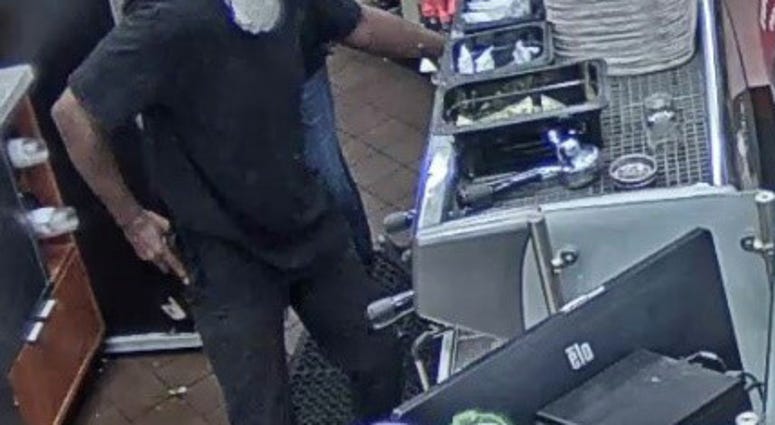 Chesterfield Police looking for a suspect who robbed the Sheetz on Providence Road early Thursday morning. (Photo Credit: Chesterfield Police) Chesterfield Police looking for a suspect who robbed the Sheetz on Providence Road early Thursday morning. (Photo Credit: Chesterfield Police)
