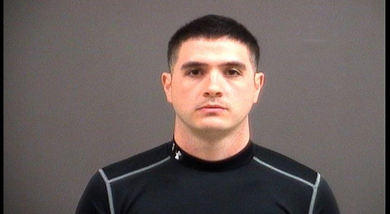 Chesterfield Police Officer Simeon Steers-Smith has been arrested for attempting to solicit a juvenile. (Hanover Sheriff's Department)