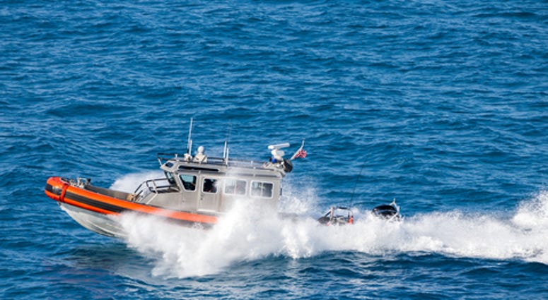 US Coast Guard on duty