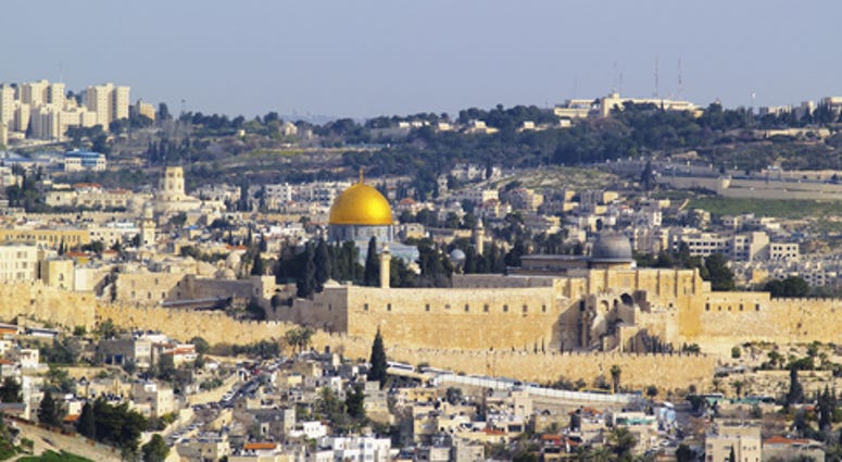 Cityscape of Jerusalem in Israel.