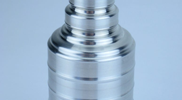 Picture of replica of the stanley cup in aluminium