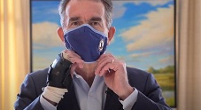 Governor Ralph Northam announces additional Covid restrictions on his Youtube page. (Youtube) Governor Ralph Northam announces additional Covid restrictions on his Youtube page. (Youtube)