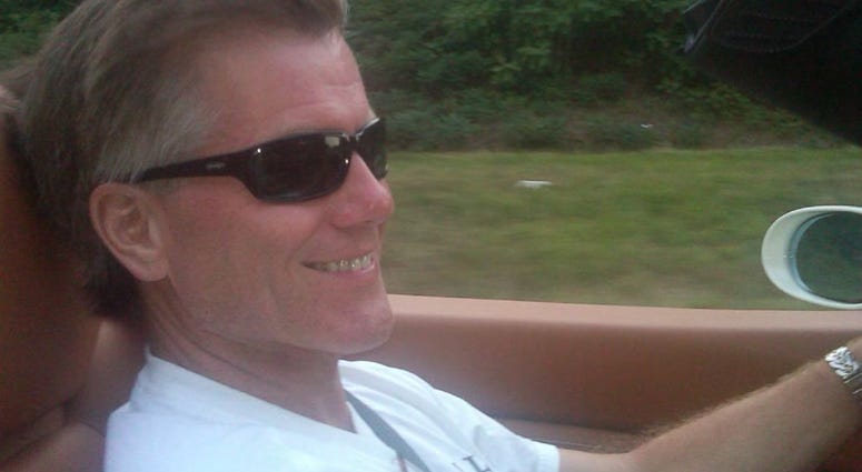 Bob McDonnell driving Jonnie Williams' sports car