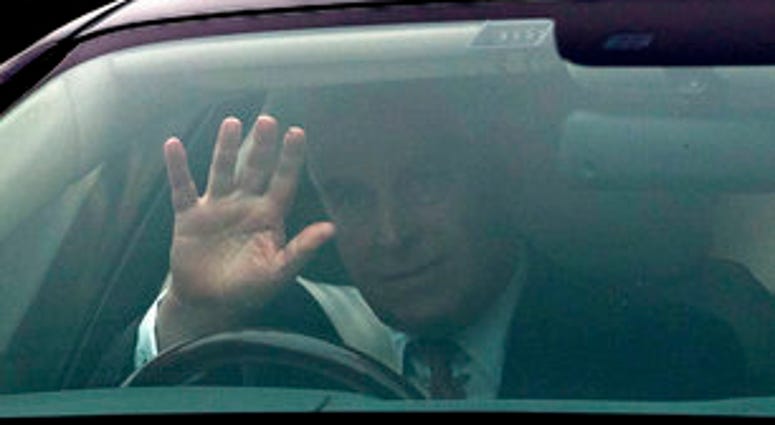 Britain's Prince Andrew leaves his home in Windsor, England, Thursday, Nov. 21, 2019. (Steve Parsons/PA via AP) Britain's Prince Andrew leaves his home in Windsor, England, Thursday, Nov. 21, 2019. (Steve Parsons/PA via AP)