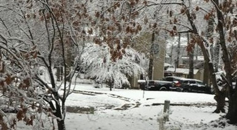 Snow in Midlothian Ice