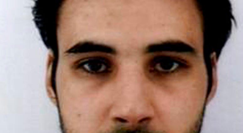 This undated handout photo provided by the French police, shows Cherif Chekatt, the suspect in the shooting in Strasbourg, France on Tuesday Dec. 11, 2018.