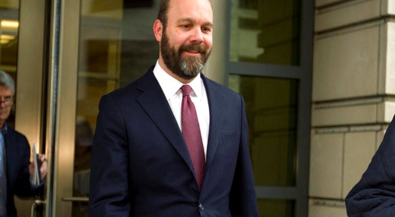 FILE - In this Feb. 23, 2018 file photo, Rick Gates leaves federal court in Washington. (AP Photo/Jose Luis Magana) FILE - In this Feb. 23, 2018 file photo, Rick Gates leaves federal court in Washington. (AP Photo/Jose Luis Magana)