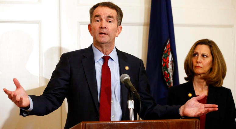 Governor Ralph Northam and his wife