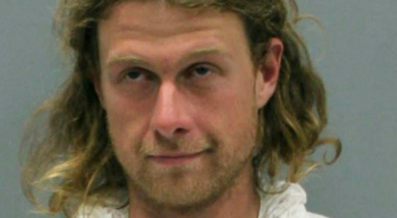 This Saturday, May 11, 2019 booking photo provided by the Washington County, Virginia, Sheriff’s Office shows James L. Jordan, of West Yarmouth, Mass. (Washington County, Virginia, Sheriff’s Office)