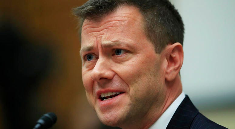 FILE - In this July 12, 2018, file photo, then-FBI Deputy Assistant Director Peter Strzok, testifies before a House Judiciary Committee joint hearing on "oversight of FBI and Department of Justice actions surrounding the 2016 election" on Capitol Hill in