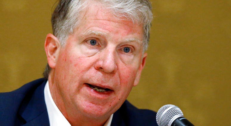 FILE - In this Thursday, Sept. 27, 2018, file photo, Manhattan District Attorney Cyrus Vance speaks during a discussion in Salt Lake City.