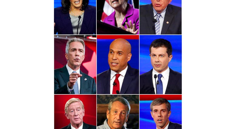 Democrtic Presidential Candidates (AP Photo)