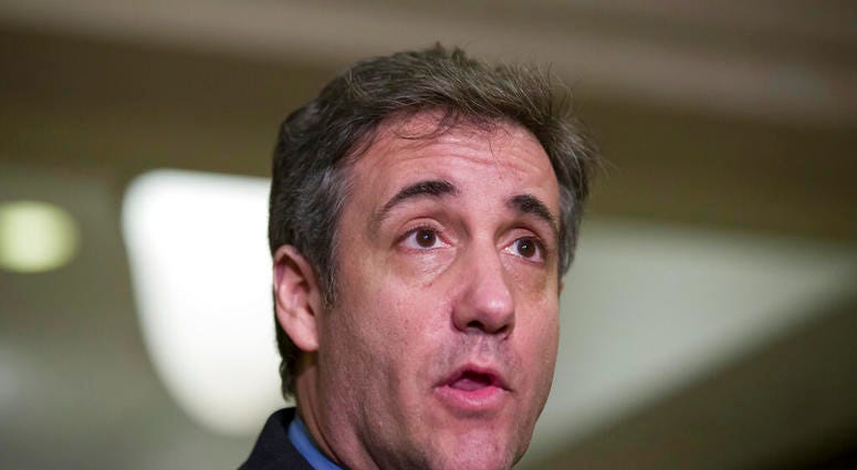 FILE - March 6, 2019 file photo of Michael Cohen, President Donald Trump's former lawyer. Cohen sues the Trump Organization, on Thursday, March 7, saying he is owed $1.9 million. (AP Photo/Alex Brandon, File)