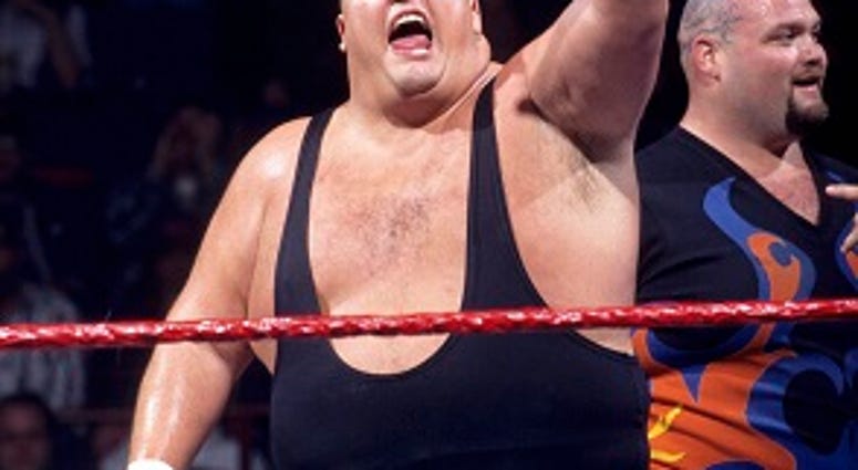 This image provided by the WWE shows professional wrestler King Kong Bundy. Promoter and longtime friend David Herro says Bundy, whose real name was Christopher Pallies, died on Monday, March 4, 2019. (WWE via AP) This image provided by the WWE shows professional wrestler King Kong Bundy. Promoter and longtime friend David Herro says Bundy, whose real name was Christopher Pallies, died on Monday, March 4, 2019. (WWE via AP)