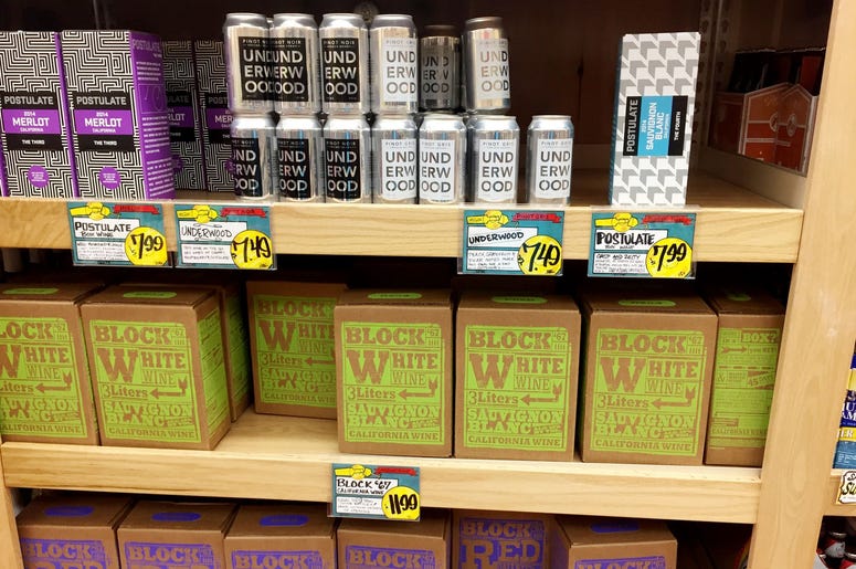 boxed wine