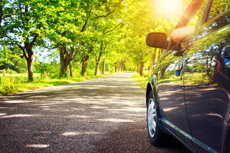 car on the street driving energy efficient