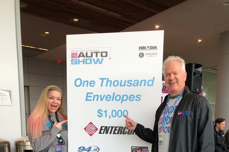 Free Money Devin in the Morning Don London Auto Show
