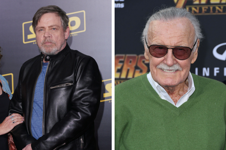 Mark Hamill and Stan Lee Mark Hamill and Stan Lee