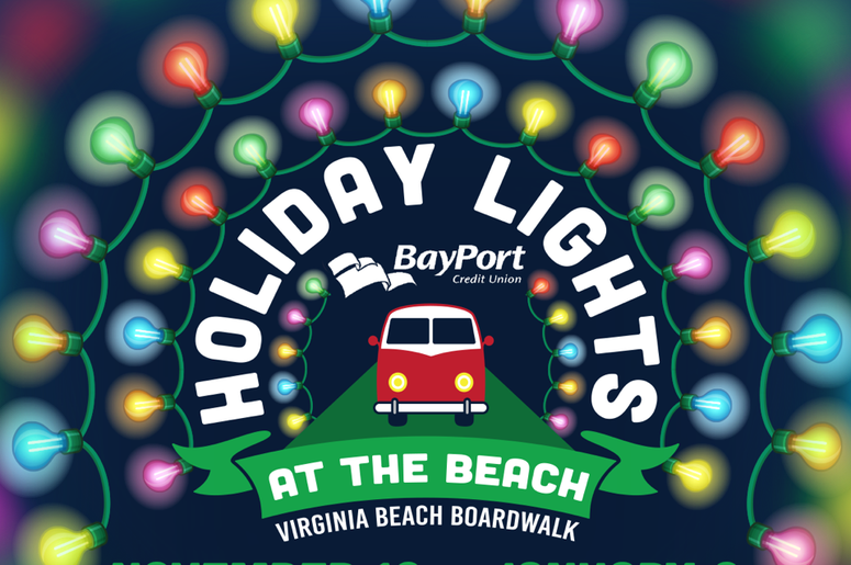 Holiday Lights at the Beach